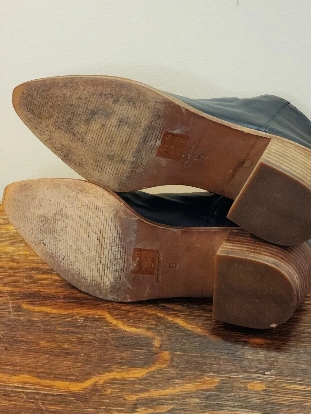 Madewell black leather